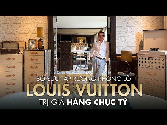 Thái Công giới thiệu bộ sưu tập rương LOUIS VUITTON cá nhân, với tổng giá trị lên đến hàng chục tỷ!