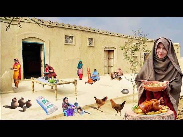 Traditional Woman Village Life Pakistan in Winter | Village Food | Old Culture | Stunning Pakistan