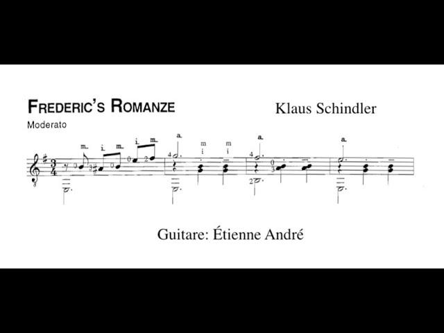 Klaus Schindler - Frederic's Romanze (version Solo)