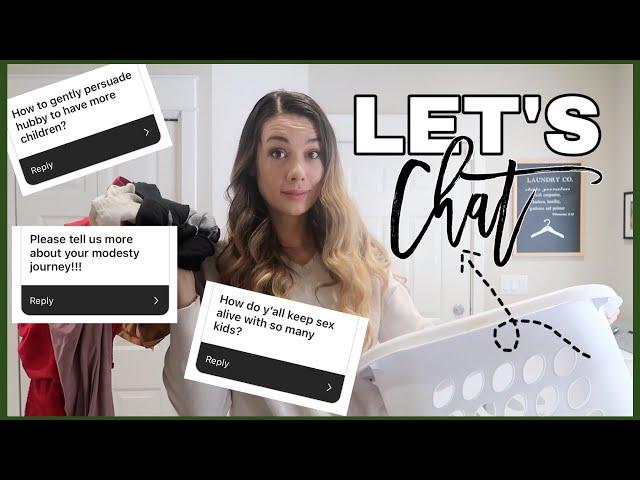 Christian Sex, Modest Fashion, Submitting to your Husband, & More | Laundry Chat Q&A