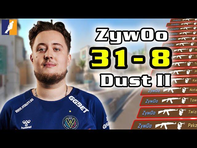 [Highlight POV] ZywOo | ALL PEEK (31-8) | Dust II | CS2 FACEIT | Jul 24, 2024