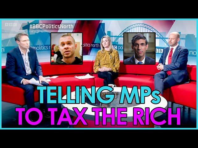 Telling MPs to Tax the Rich on the BBC