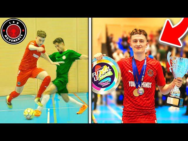 I Played in a PRO FUTSAL MATCH & We WON The League! (Football Skills & Goals)