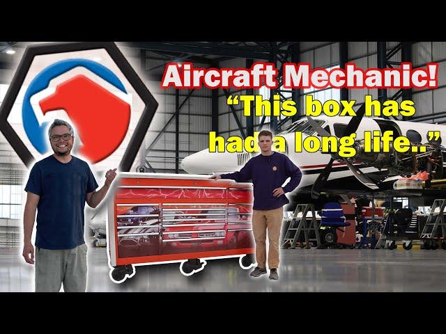 THIS Was At A Pawn Shop? - Entry Level A&P Mechanic Toolbox Tour | Matco Triple Bay