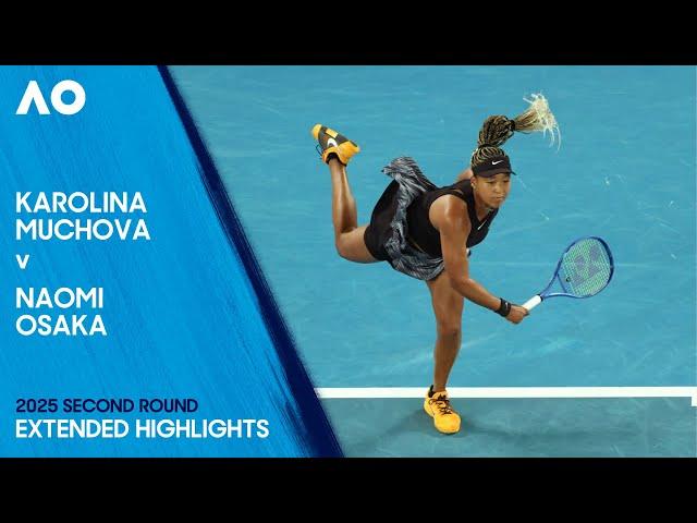 Karolina Muchova v Naomi Osaka Extended Highlights | Australian Open 2025 Second Round