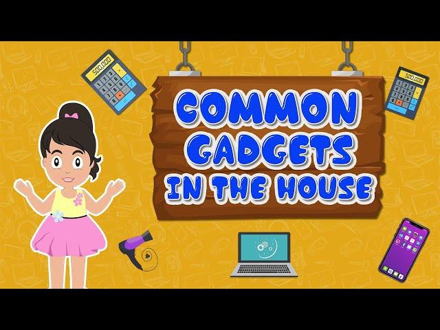 Common Gadgets | Common Gadgets In The House | KooBoo | English Kids Learning