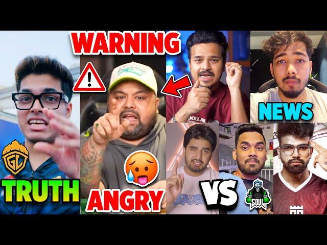 FINAL WARNING!..️ 8Bit Goldy & Thug ANGRY GodLike REALITY Explained,Scout,S8uL,Mavi Vs Soul Manya