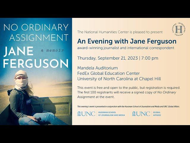 An Evening with Jane Ferguson