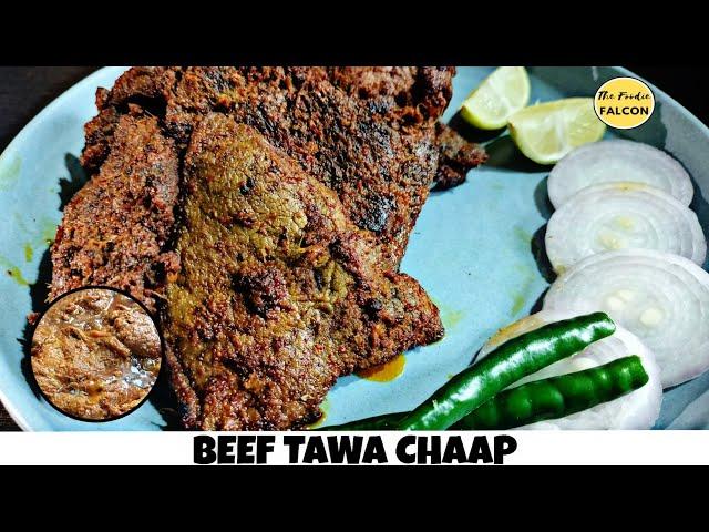 Beef Tawa Chaap Recipe|How To Make Beef Tawa Chaap Recipe|The foodie falcon