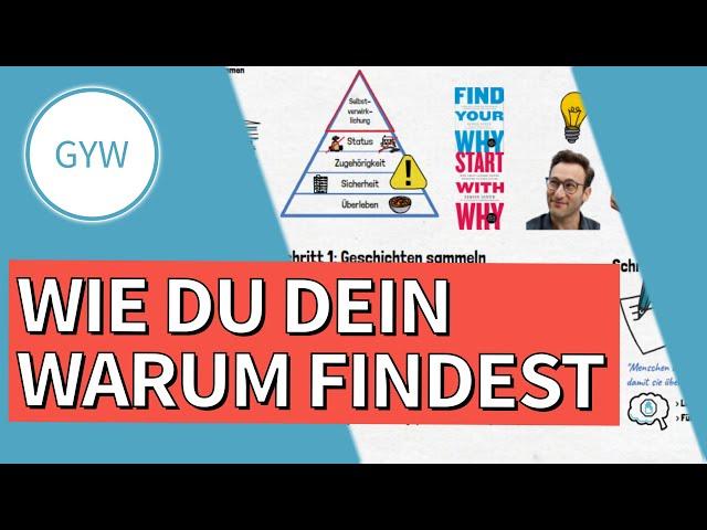 Finde dein WARUM | Eine praktische Anleitung nach Simon Sinek