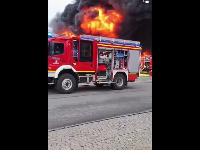 Großbrand in Gerlingen  #shorts