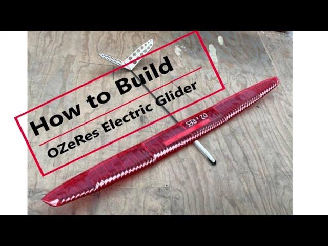 How to build a OZeRES 2 – 2 Metre  electric  glider Part 1 the wing