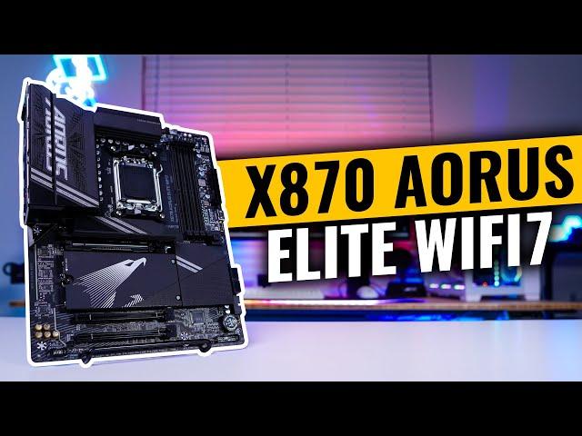 Gigabyte X870 AORUS Elite WiFi7 Motherboard Review