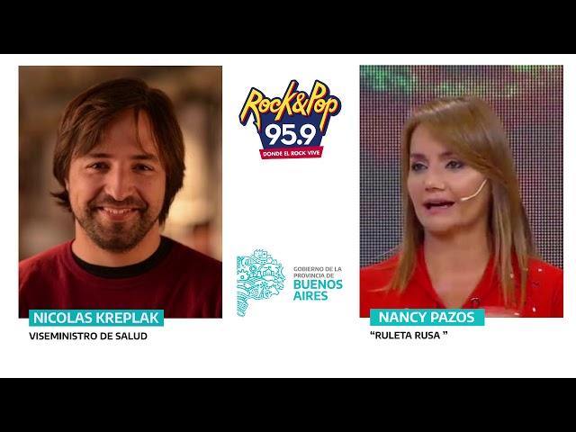 10/02/21 - Nicolás Kreplak dialogó con Nancy Pazos en Rock&Pop