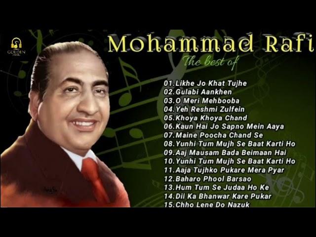 Mohammad Rafi Superhit Songs | Old Songs | Audio Jukebox 2024 | Top15Songs @GoldenTrendingMusic