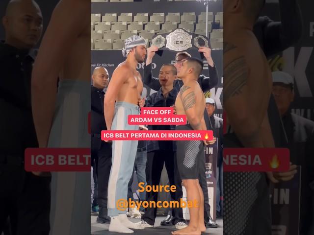 face to face Ardam Machmud Vs Sabda ahessa di byon combat 3 #byon #boxing #fyp