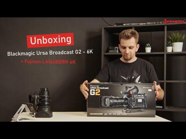 Unboxing Blackmagic Ursa Broadcast G2 - 6K + Fujinon LA16x8BRM 4K