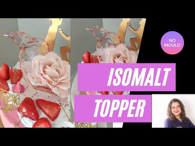 Easy Isomalt cake topper/ edible dessert bowl/ tutorial