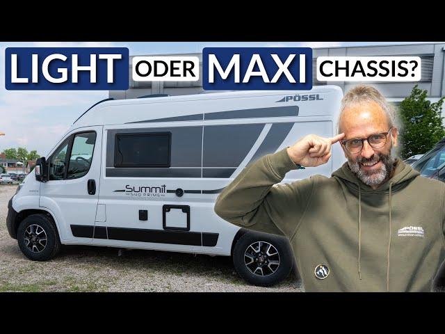 Beachte diese wichtigen Punkte unbedingt (Fehlkauf vermeiden) - Light und Maxi / Heavy Chassis