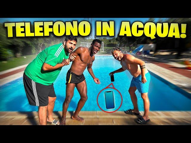  BUTTIAMO IL TELEFONO IN ACQUA A GILBERT NANA IN VILLA ELITES!