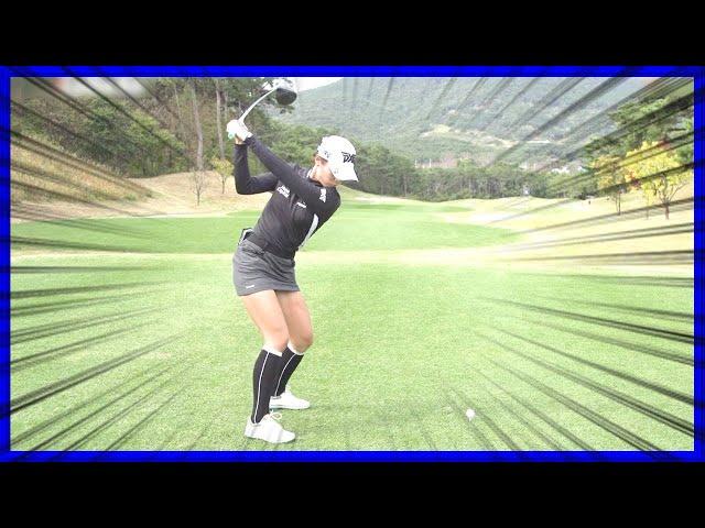 Beautiful Driver Slow Motion Swings of World Top 10ㅣSide View