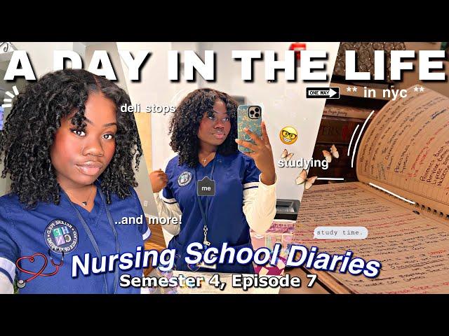 Day in the life of a Nursing School Student in NYC !