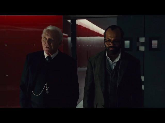 Westworld S2 E7 - Bernard and Robert Ford - Great library of alexandria