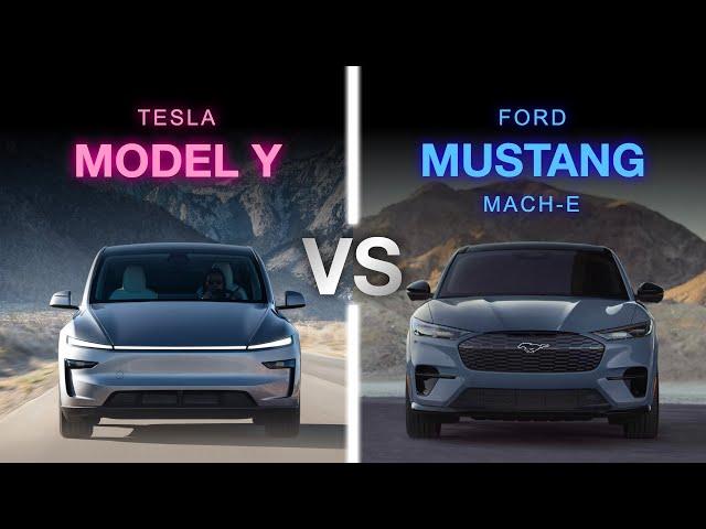 NEW Tesla Model Y vs Ford Mustang Mach E | WHICH ONE?