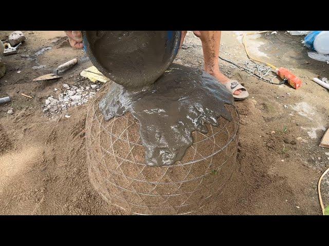 Wow! Cement And Chicken Coop - Simple Way For You To Have Beautiful Flower Pots