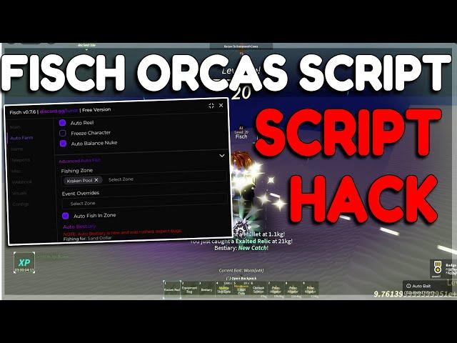 Fisch  [ ORCAS] SCRIPT UPDATE 2025 – AUTO FARM, INFINITE FISH & MORE!
