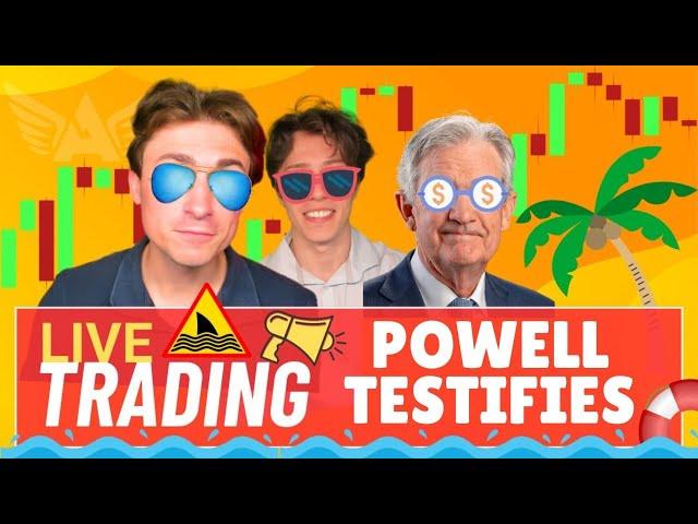 Live Trading Powell Testifies | GOLD, USD, SPX500 & More!