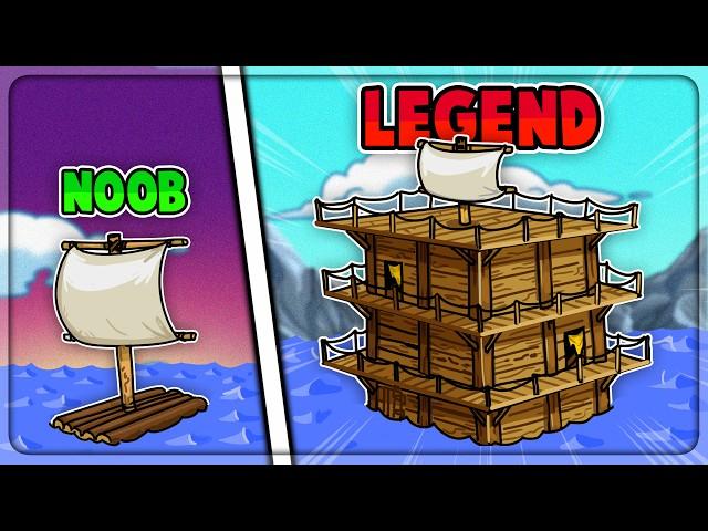 Building the Epic Island Base! - Raft Gameplay