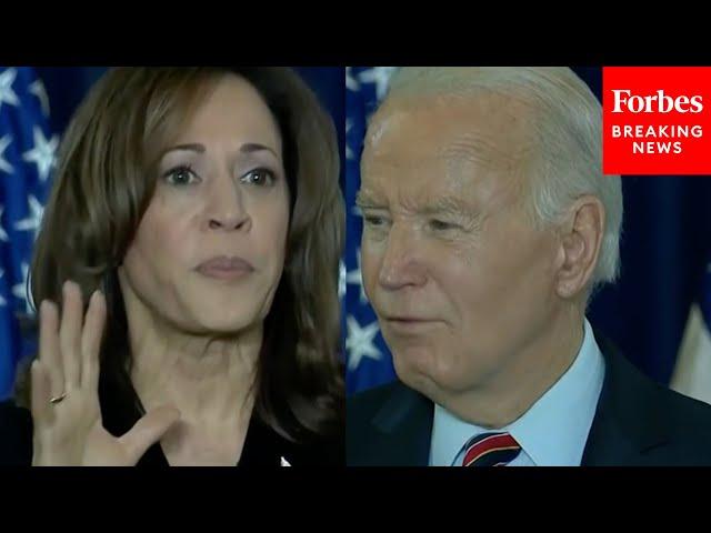 President Biden, VP Kamala Harris Speak At Democratic National Convention Holiday Reception