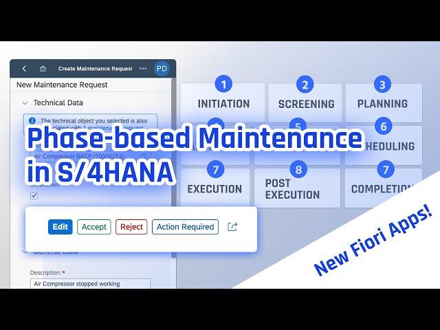 Phase based Maintenance Process with SAP S/4HANA Asset Management