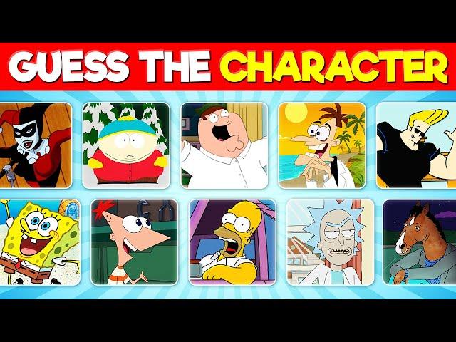 Guess the Cartoon Character Quiz
