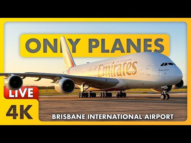  SUNSET/NIGHT Plane Spotting + STORMS? | BNE / YBBN / BRISBANE Airport w/ James + ATC ️️