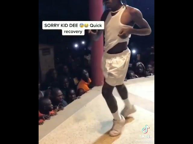 Kid Dee fell off stage | Digital Entertainment Network