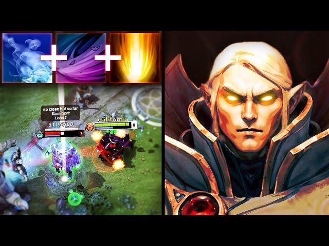 EZ DELETE STORM SPIRIT MID WITH THIS COMBO | Dota 2 Invoker