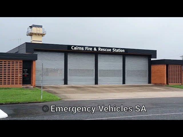 Queensland Fire & Emergency Services Scania P360 rescue pumper #711A returning to the station