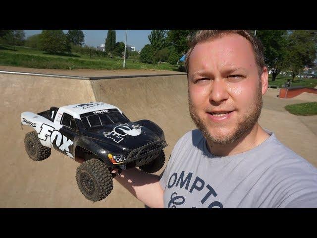 Traxxas Slash 4x4s Get Punished at the Skate Park