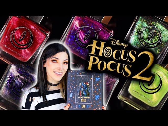 Mooncat x Hocus Pocus 2 MAGNETIC Halloween Nail Polish Collection Swatches!! || KELLI MARISSA