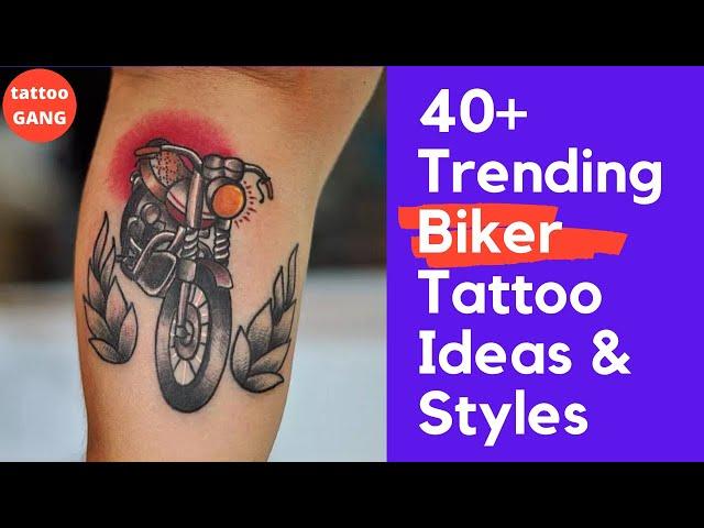 40+ Trending Biker Tattoo Ideas & Styles