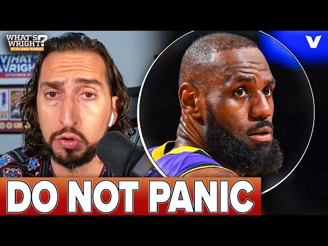 Why LeBron James & Lakers should NOT PANIC with losing streak + LA's biggest concern | Nick Wright