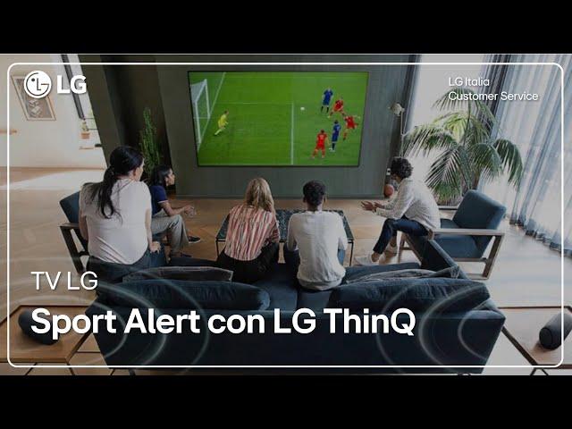 LG TV | How to receive Sports Alerts on Smart TV with LG ThinQ