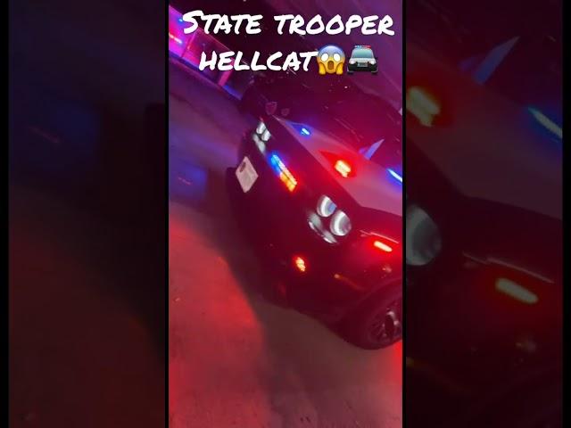 State trooper hellcat crashes carmeet