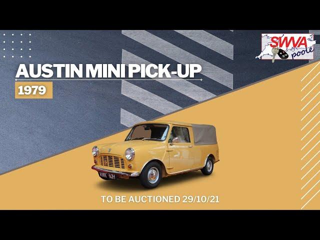 Lot 51 - Austin Mini Pick-Up 1979 | SWVA October Classic Sale