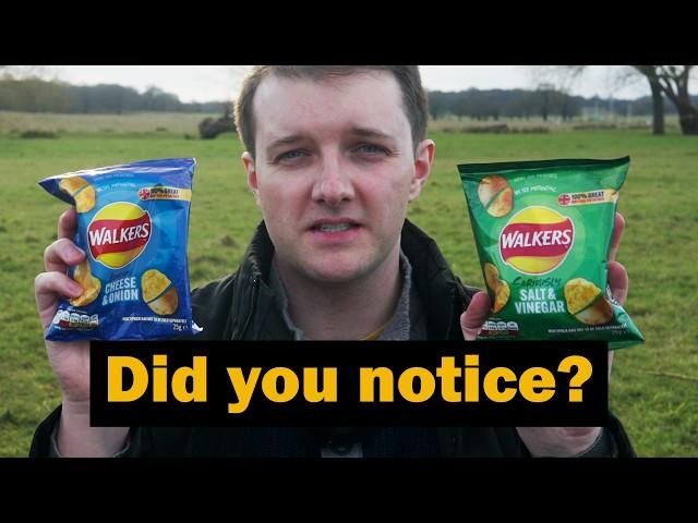 Why did UK crisp packets swap colours?