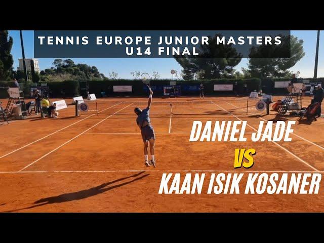 Daniel Jade too strong for Kaan Isik Kosaner : 2023 Tennis Europe Junior Masters U14 Final