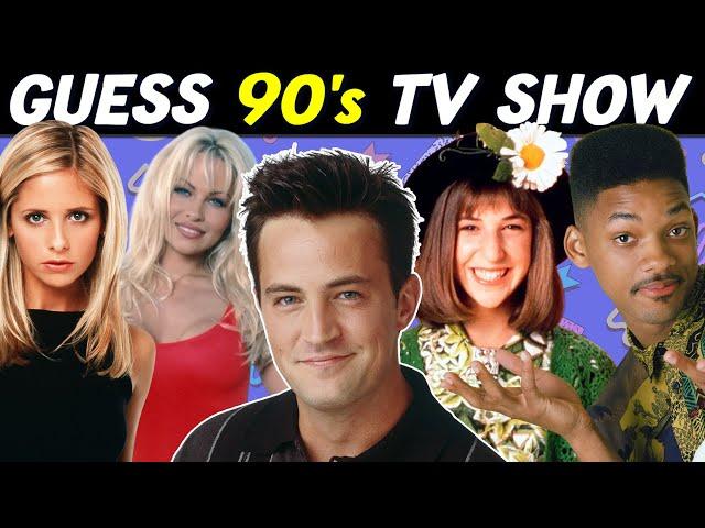 Guess the 90s TV Show from an Image | TV Trivia Challenge 