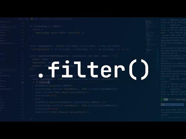 JS Array Method - Filter